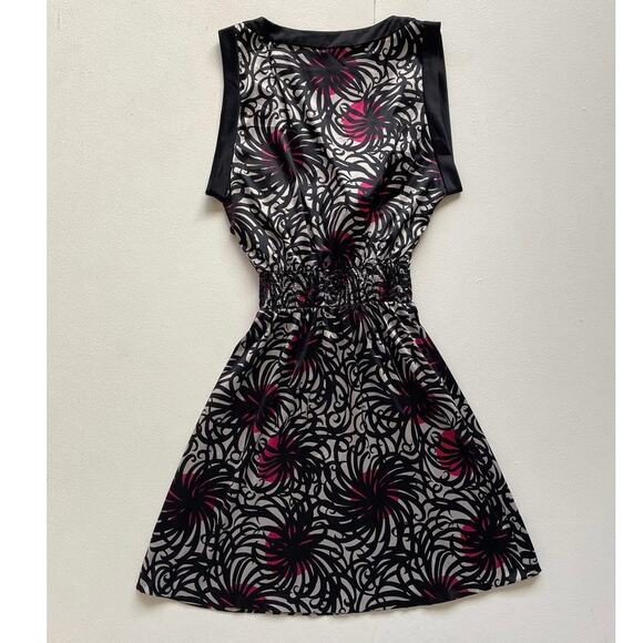 Vintage Y2K Miss Sixty Geo Patterned Dress / Sz M / Italy / Wrap / Retro / Euro - Picture 6 of 9